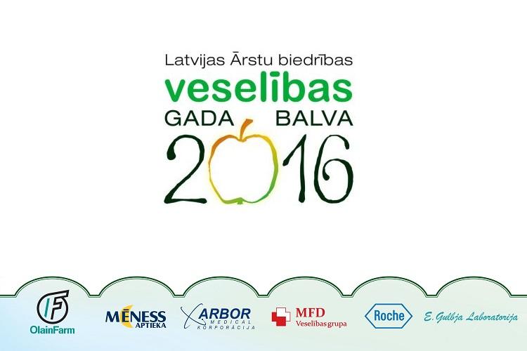 Godināti Veselības gada balvas 2016 laureāti