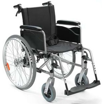 Bimanuāli vadāms standarta riteņkrēsls 