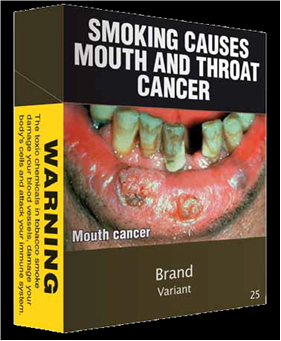 Unificētā cigarešu paciņa Austrālijā